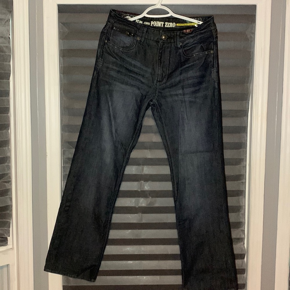 Point Zero Dark Blue Jeans